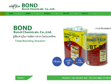 Tablet Screenshot of bondchemicals.com